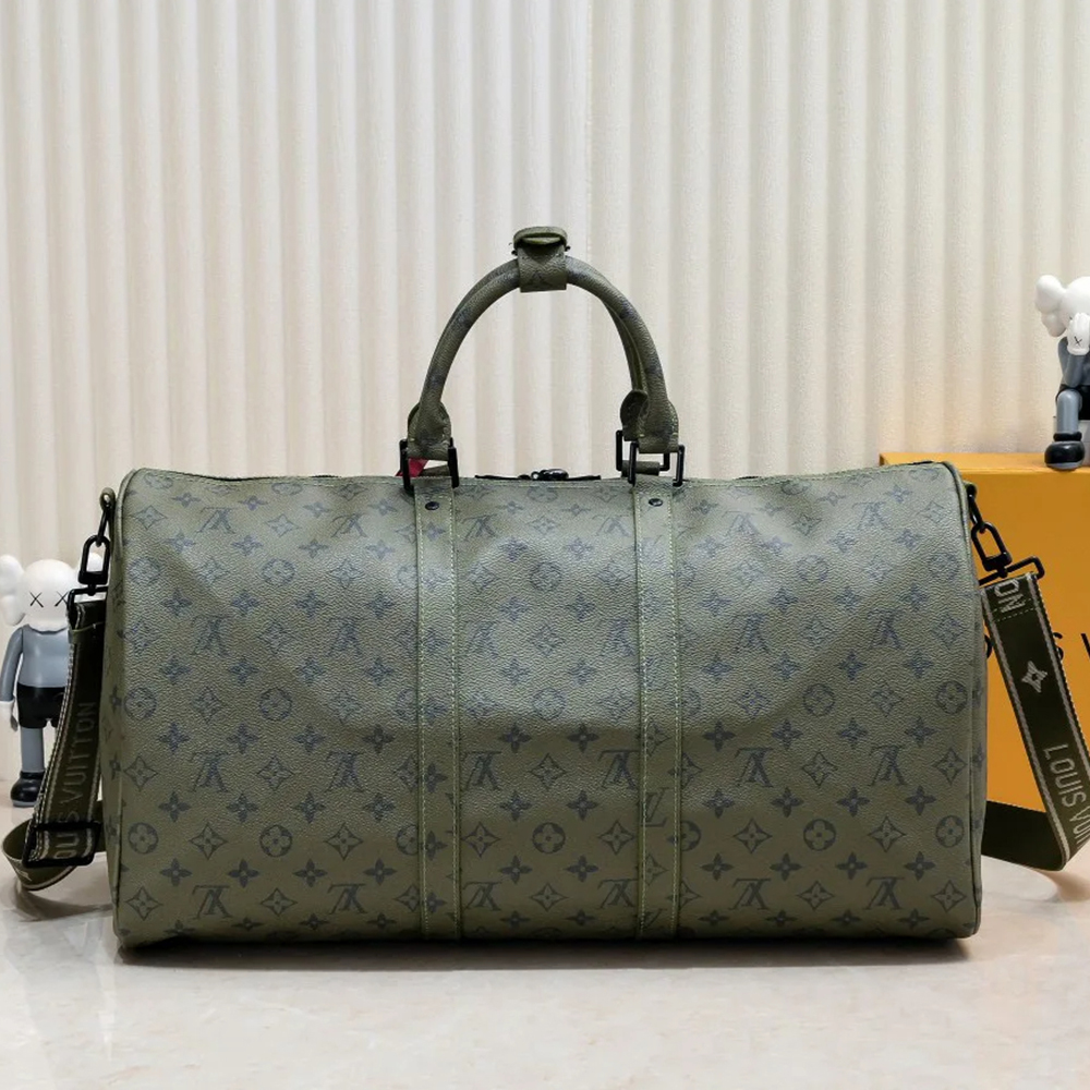 Louis Vuitton Military Green Kepall45 Travel Bag1:1High-quality replica