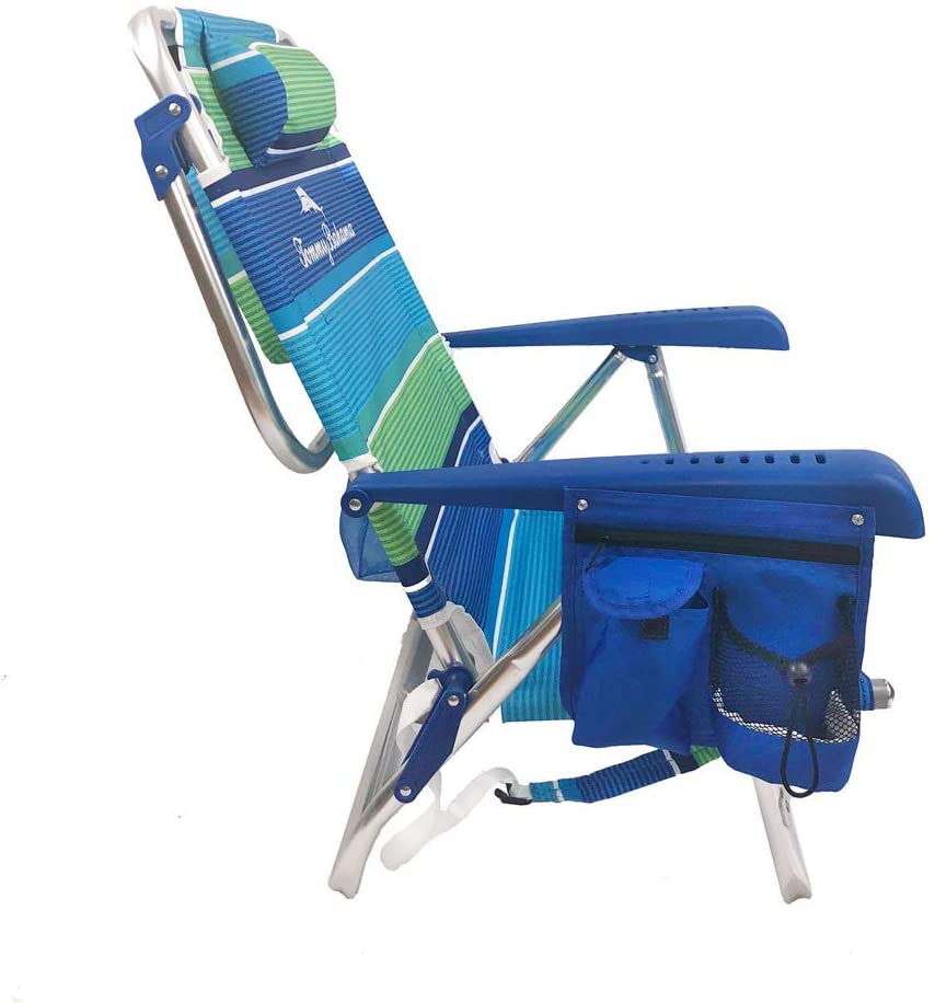 Tommy Bahama 2-Pack Backpack Beach Chairs With Storage Pouch And Towel Bar - Image 3 Tommy Bahama 2-Pack Backpack Beach Chairs With Storage Pouch And Towel Bar - Image 3