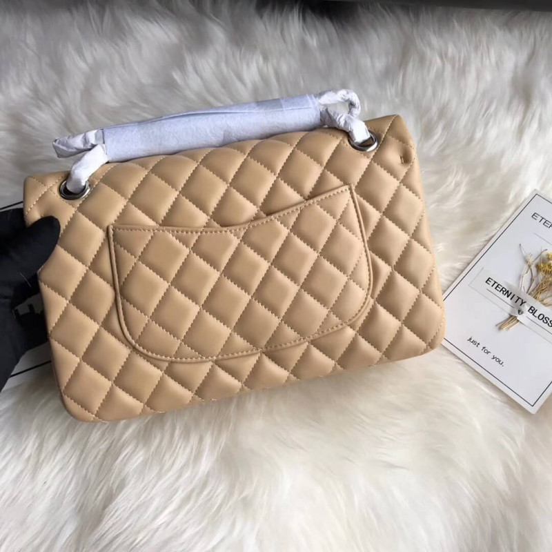 Replica Chanel 1112 Apricot Medium Size 2.55 Lambskin Leather Flap Bag1:1High-quality replica