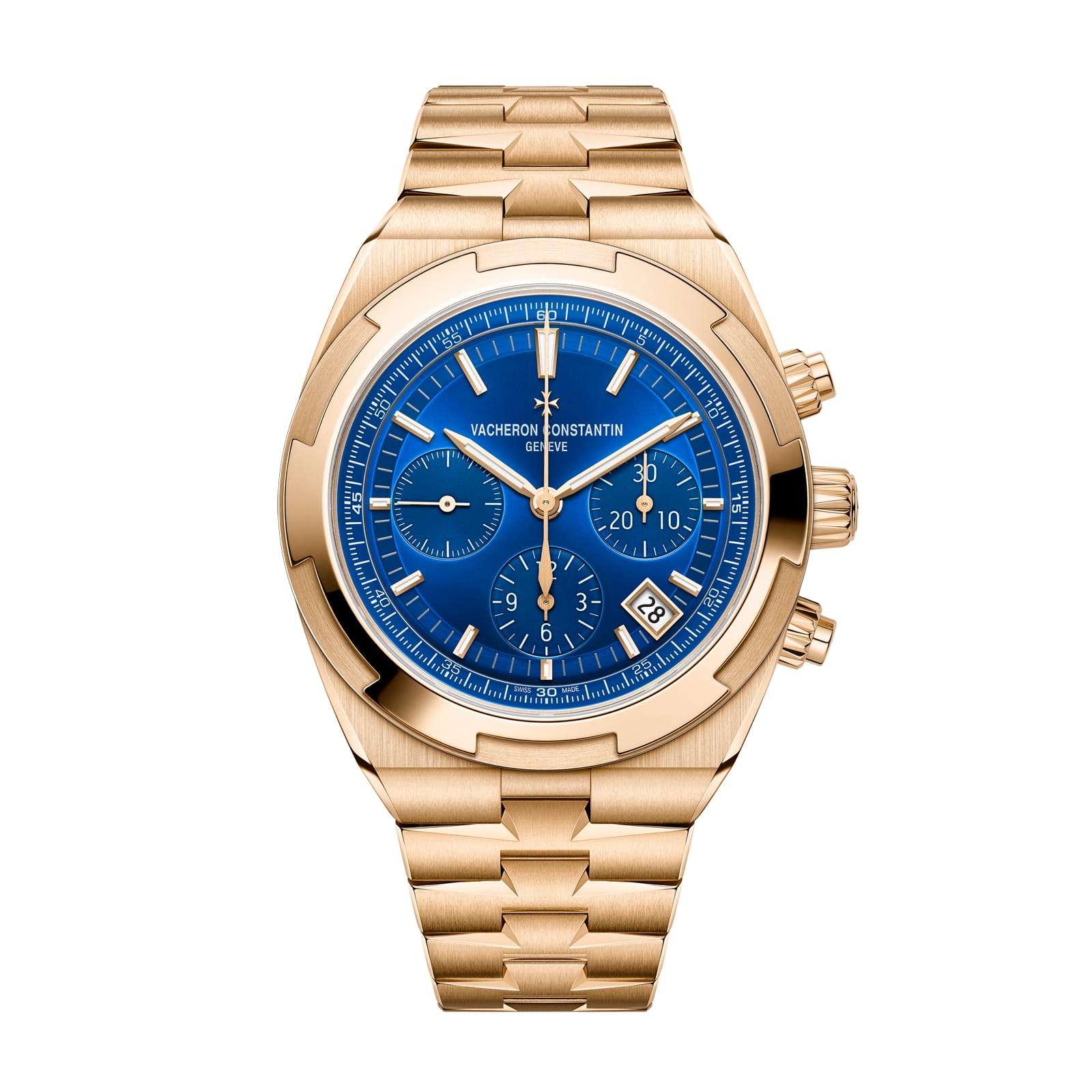 Replica Watches Fake Vacheron Constantin Overseas chronograph Boutique Exclusive 42.5 MM PINK GOLD(1:1 replica) - Top club
