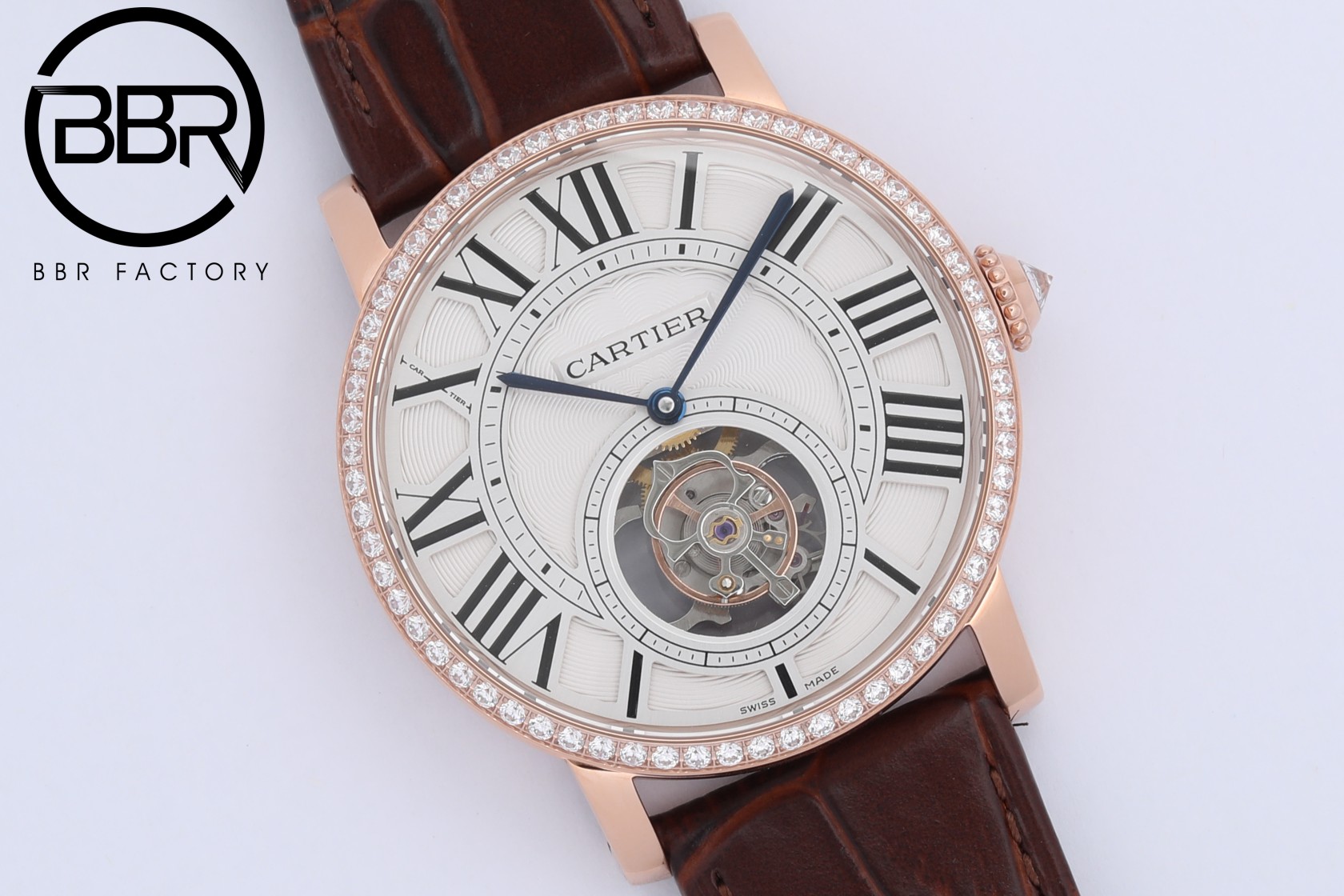 CARTER ROTONDE DE ROMA - Reference - HPI00593 - Cartier One Piece Tourbillon - Pink Gold(1:1 replica) - Top club