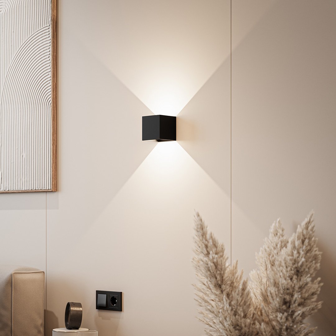 LumiGuard | Moderne LED Wandlamp met Warm Verlichting