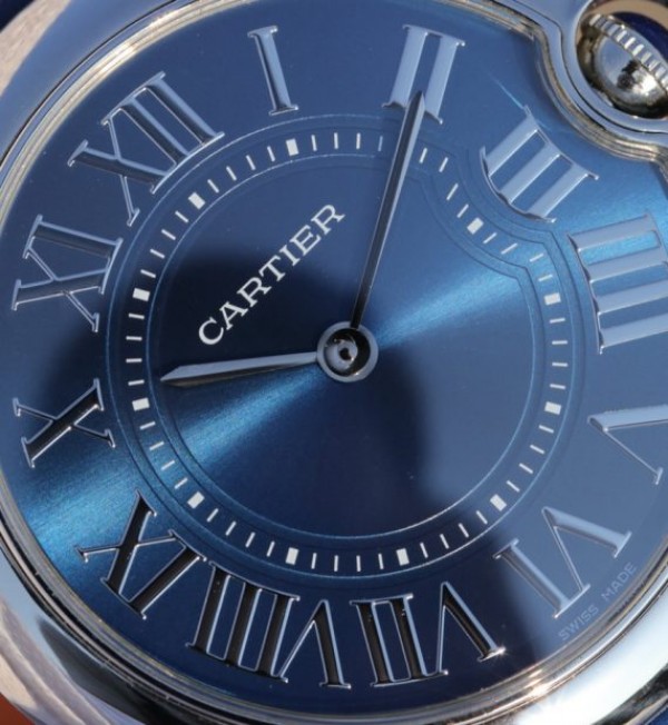 Replica Cartier TWF Ballon Bleu 46mm Blue Textured Dial MIYOTA9015 - Elite Watch Atelier