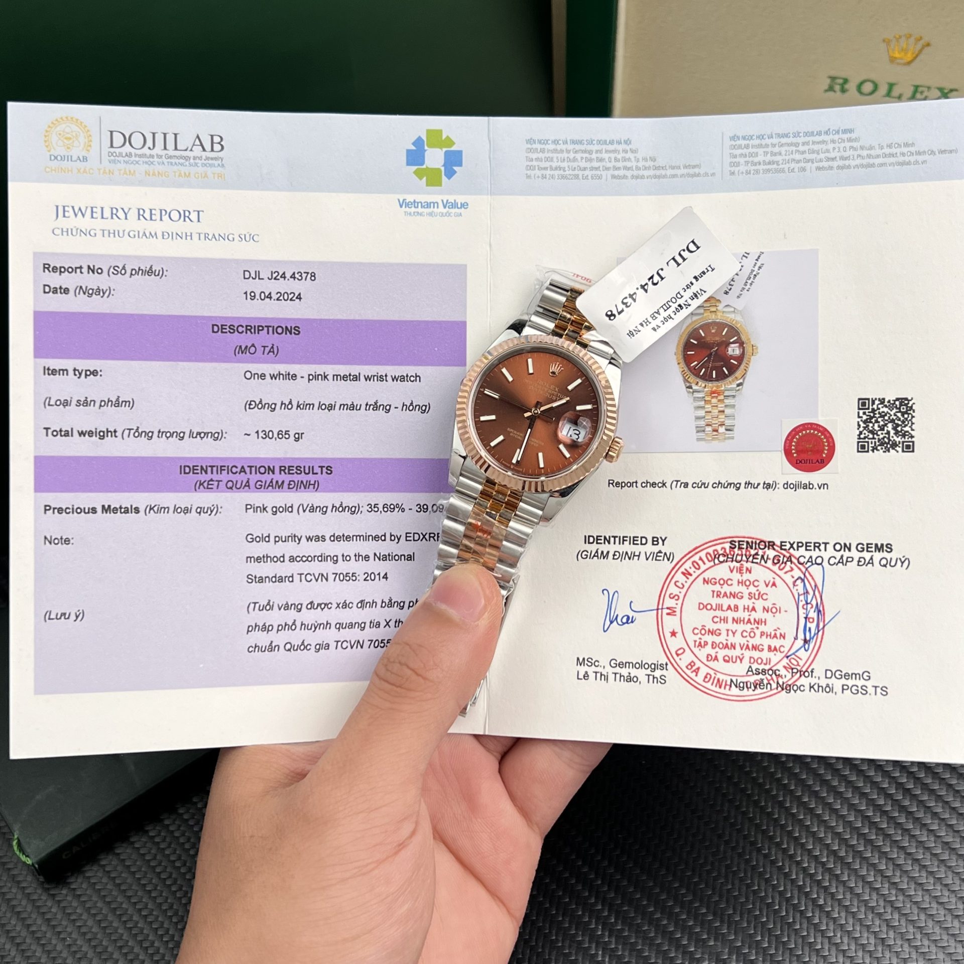 Rolex Rep 11 Watch DateJust 18K Rose Gold Wrapped Chocolate Dial GM Factory 36mm - Elite Watch Atelier