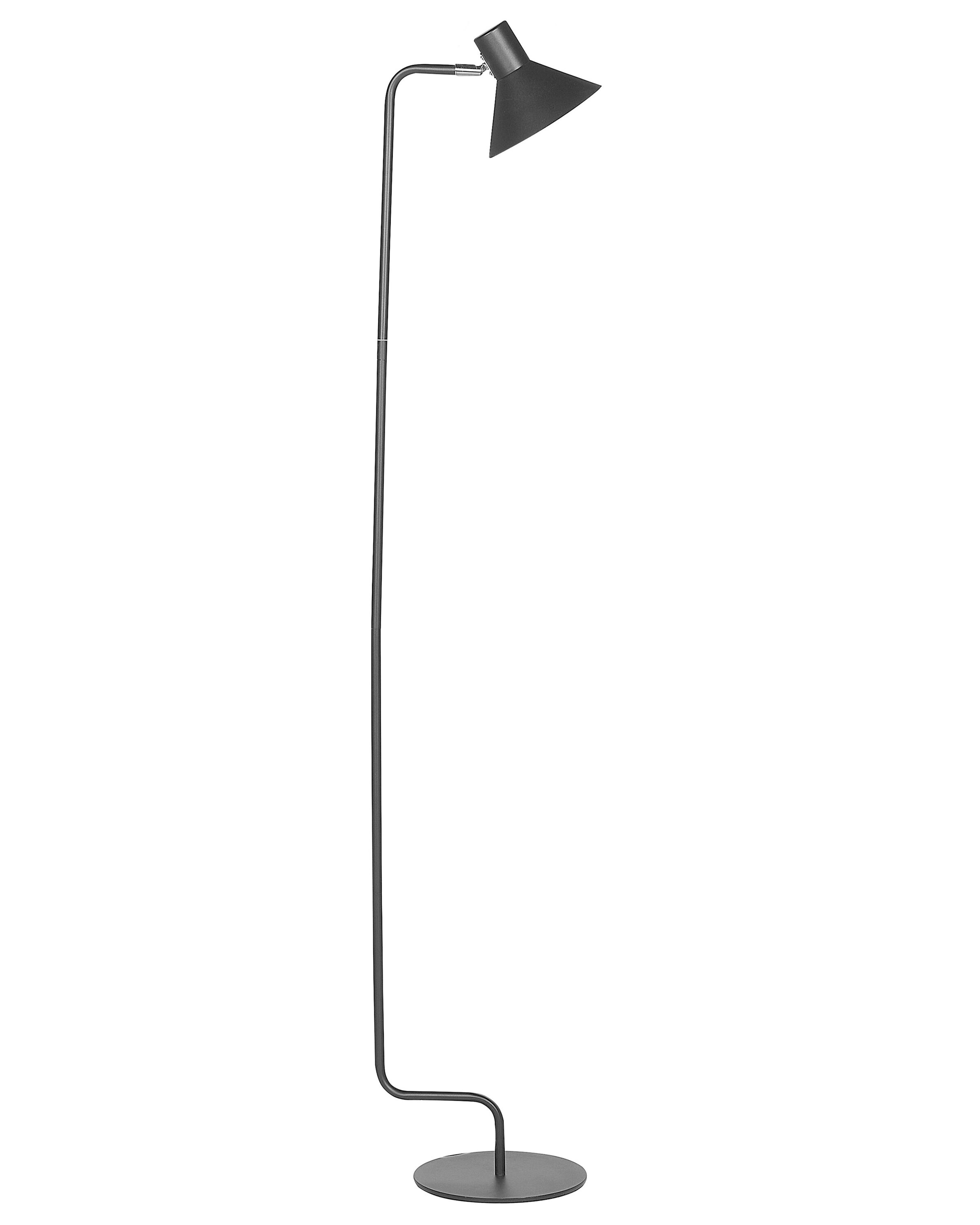 Floor Lamp RIMAVA Adjustable Metal Black
