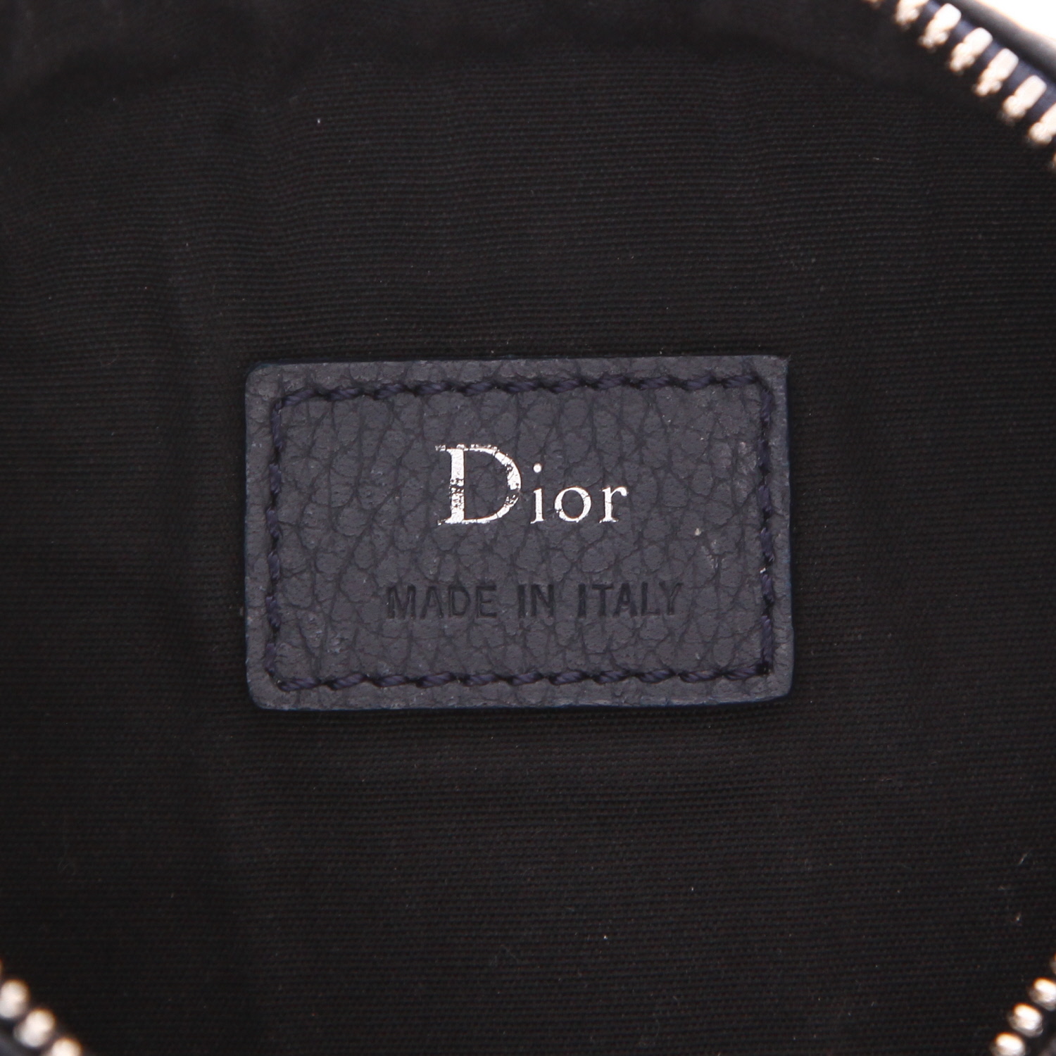 Dior Roller shoulder bag in blue grained leather1:1High-quality replica