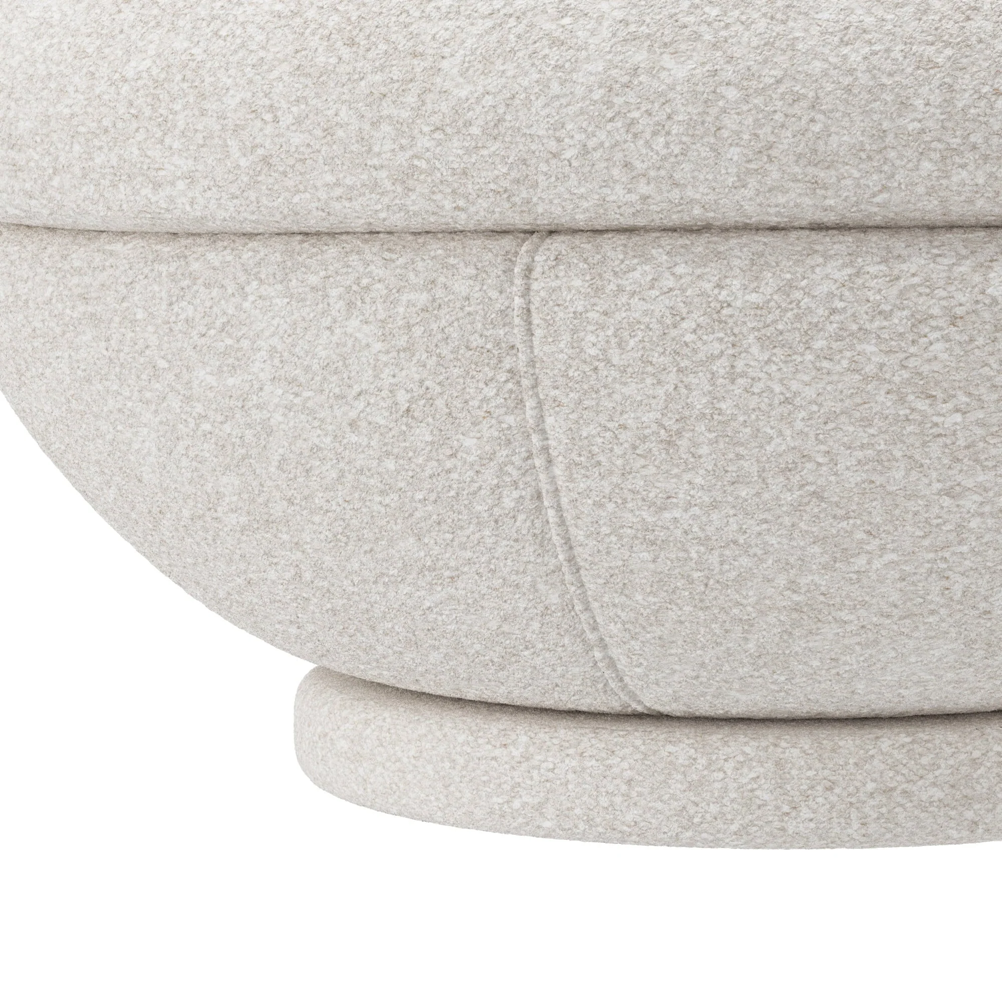 Hillsdale Boulder Upholstered Swivel Storage Chair, Ash White - Image 17