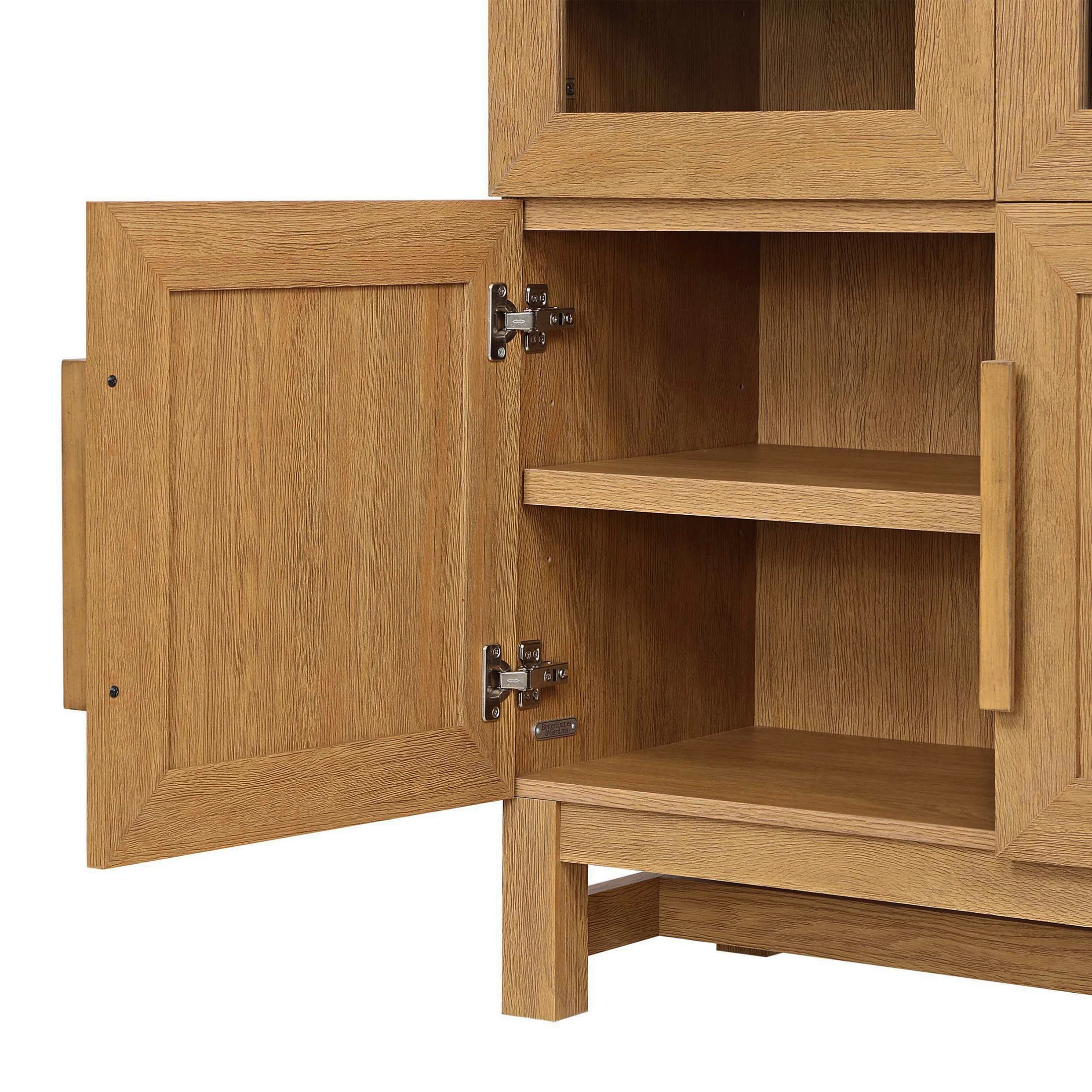 Better Homes & Gardens Juliet Kitchen Rounded Arch Cabinet, Rich Black - Image 23