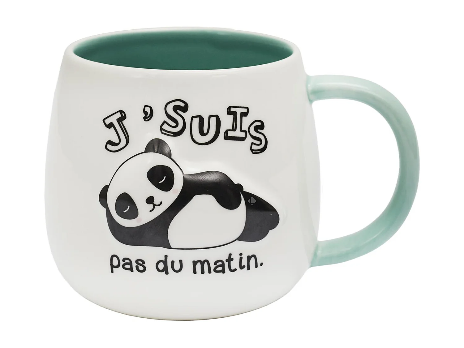 Mug en céramique à relief BREAKFAST 40 cl modèle 