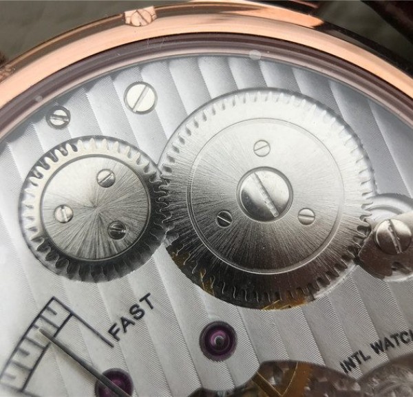 Replica IWC ZF Portuguese IW545406 RG Brown Dial Leather Strap A6498 - Top club