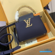 LV Capucines Mini (Taurillon Leather with Jewel-Encrusted Ha1:1High-quality replica