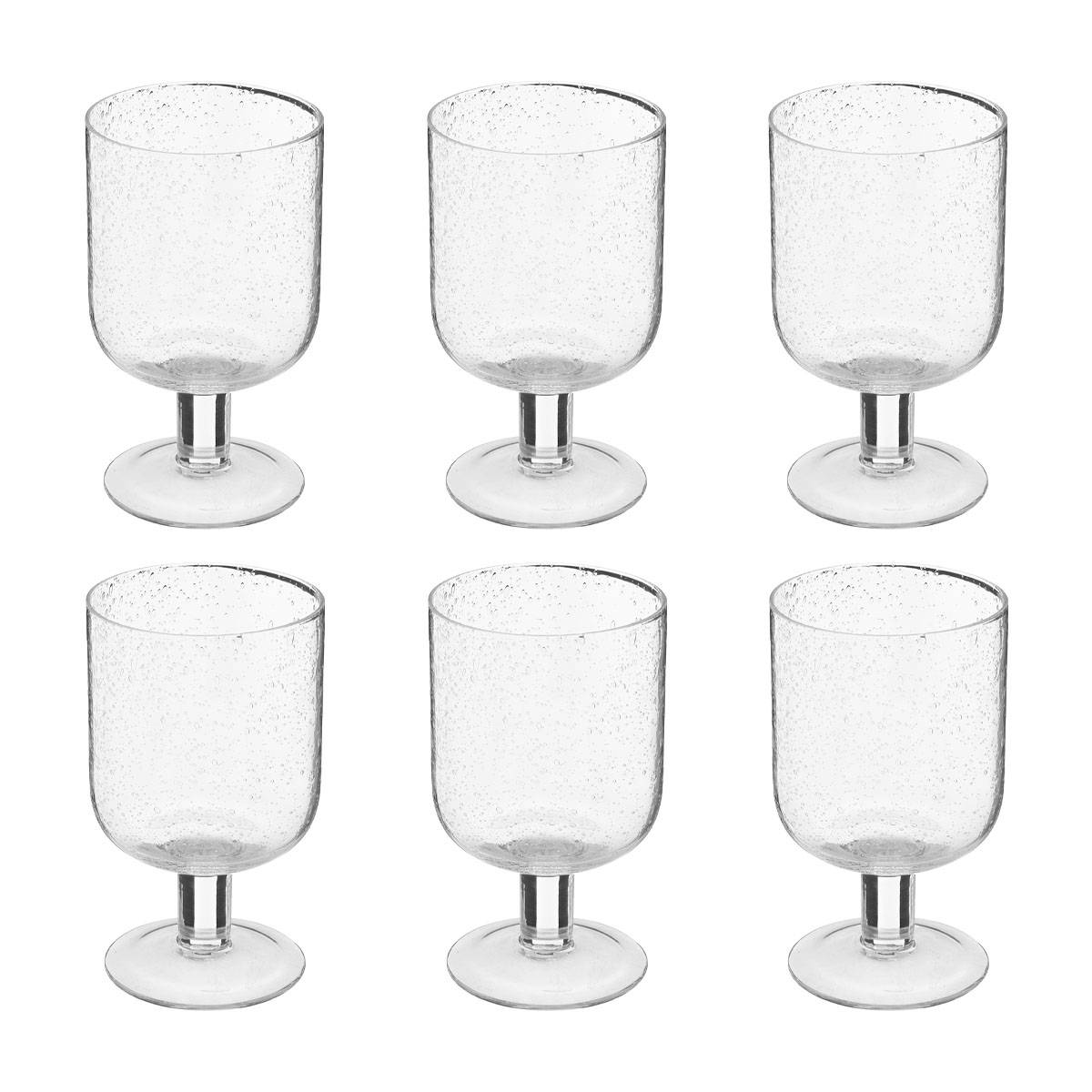 Set of 6 wine glasses"Naia"' 350 ml, Transparent