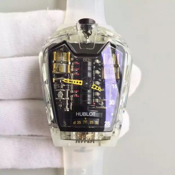 Replica Hublot MP-05 Laferrari Sapphire Limited Edition Skeleton Dial Yellow - Top club