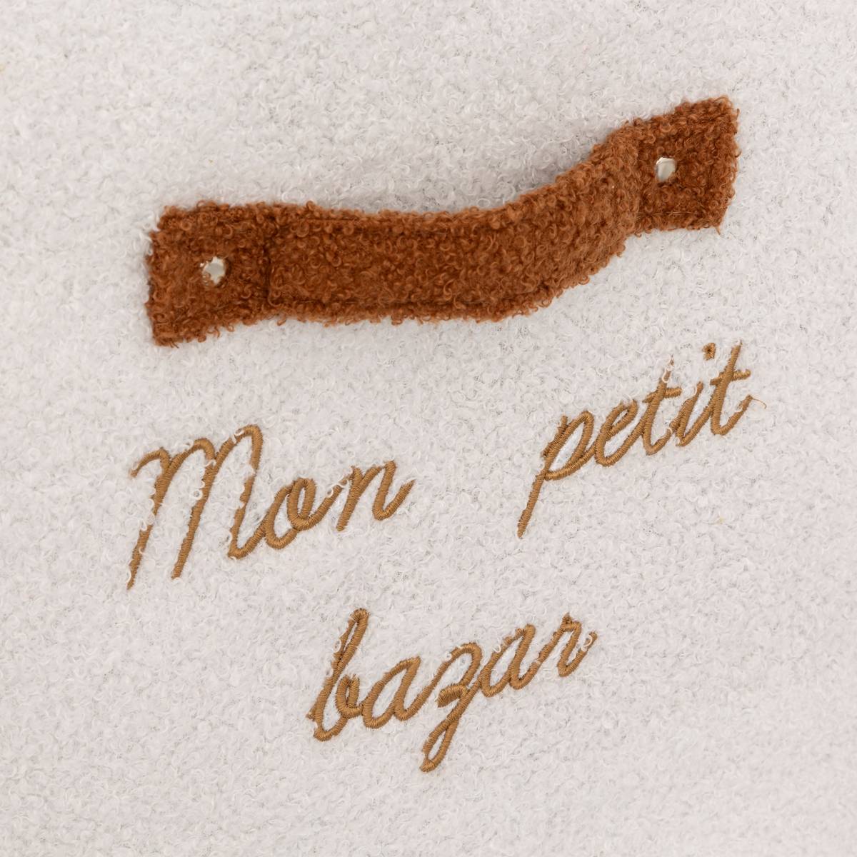 "Fluffy" Storage Basket White, 29x29 cm