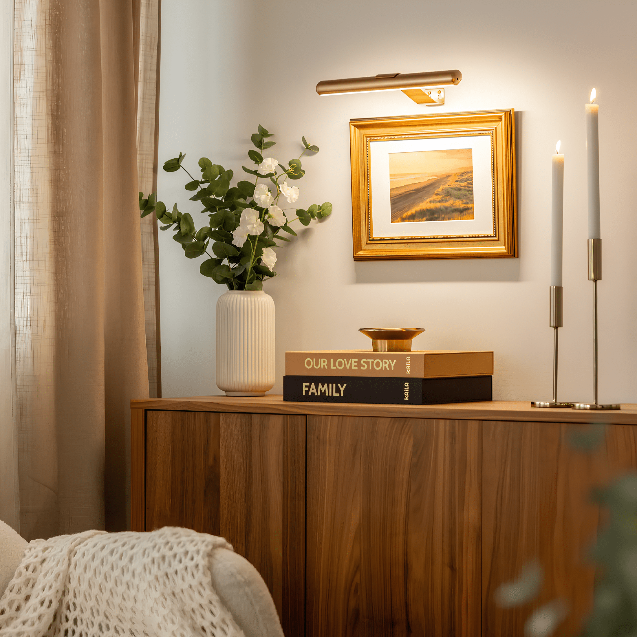 LichtFrame – Draadloze Schilderijlamp met Afstandsbediening
