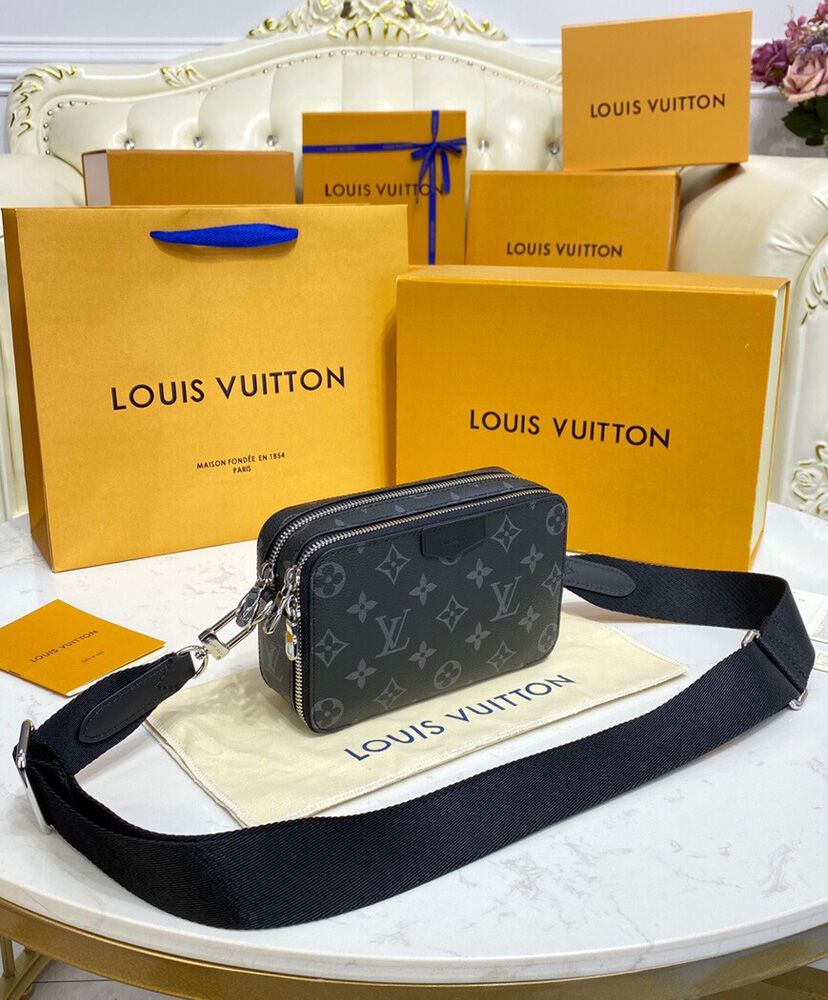 Louis Vuitton Alpha Wearable Wallet M80741 Black1:1High-quality replica