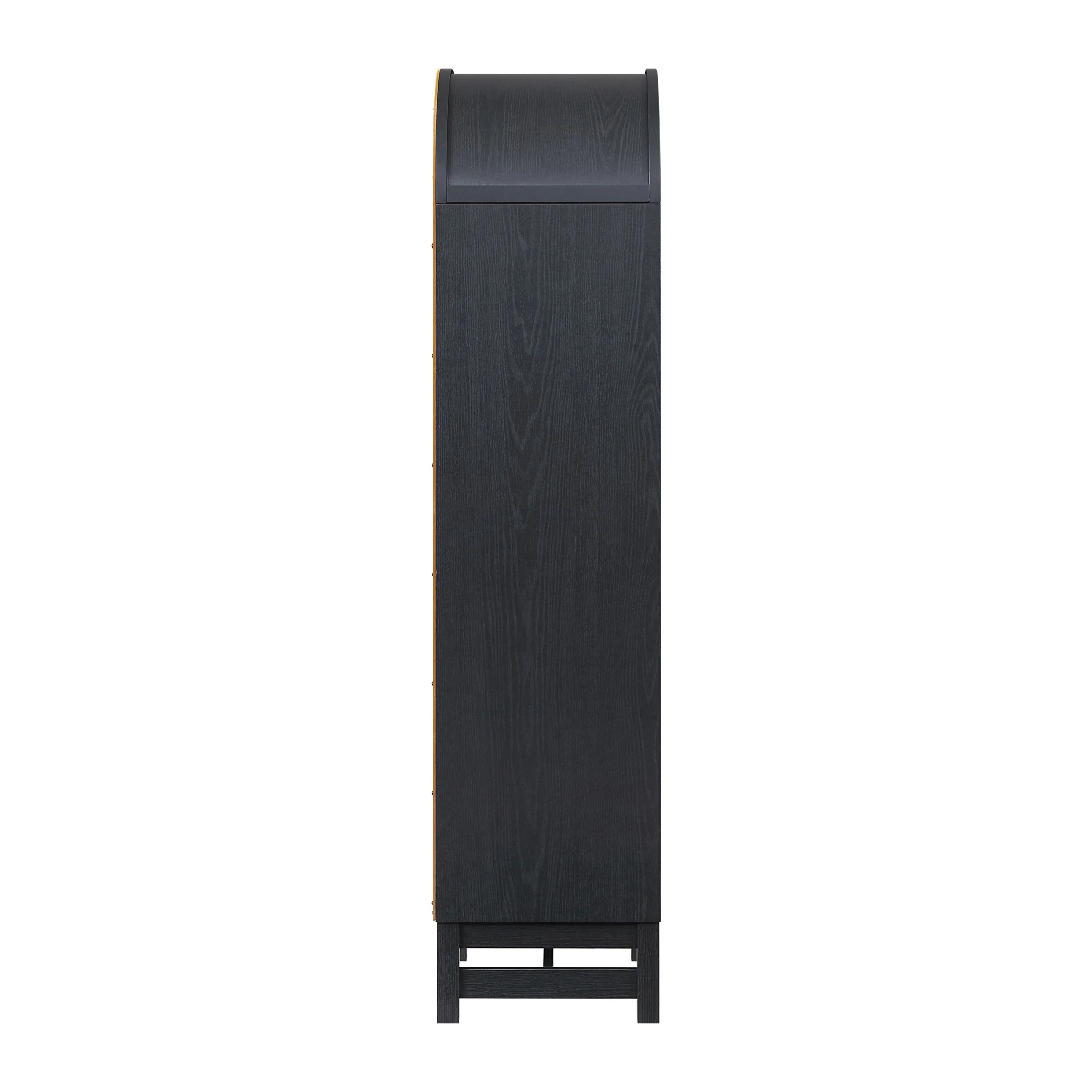 Better Homes & Gardens Juliet Narrow Arch Bookcase, Rich Black and Light Honey - Image 12