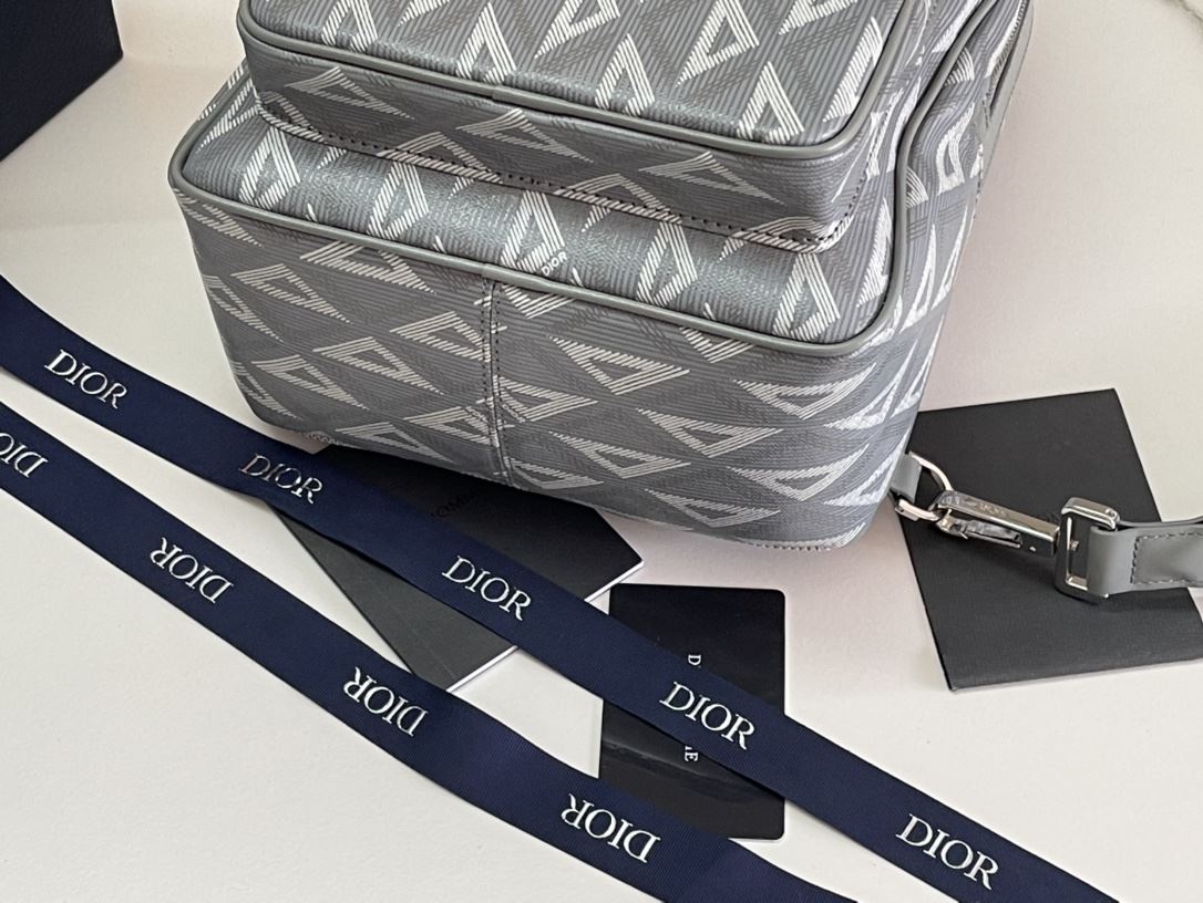 Mini Rider Sling Bag Black/Grey For Women‎ 12.5 in/ 32 cm CD 1ESBO038CDP_H43E1:1High-quality replica