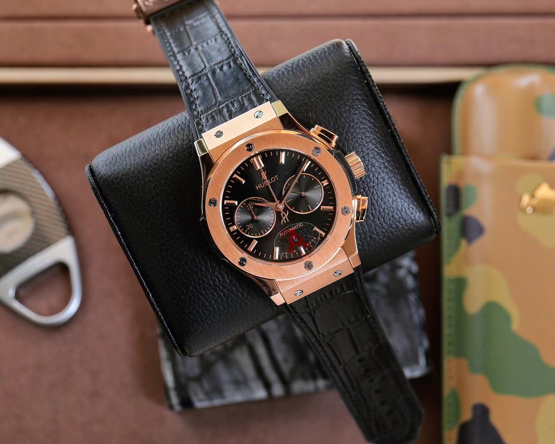 Hublot Classic Fusion Chronograph Titanium Black Dial 45mm(1:1 replica) - Top club