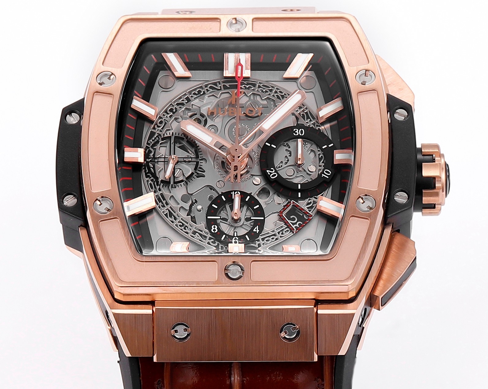Hublot SPIRIT OF BIG BANG Chronograph, 45 mm Textured rubber strap(1:1 replica) - Top club
