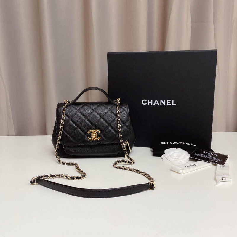 Replica Chanel Quilted Caviar Leather Small Business Affinity Bag A937491:1High-quality replica