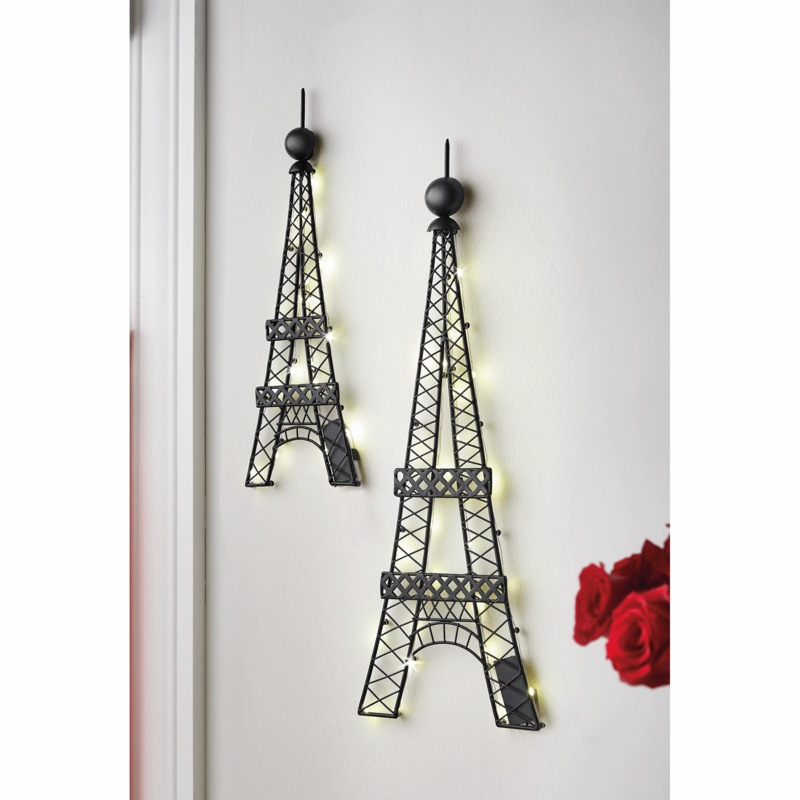 Lit Eiffel Tower Wall Art - MIDNIGHT VELVET CATALOG