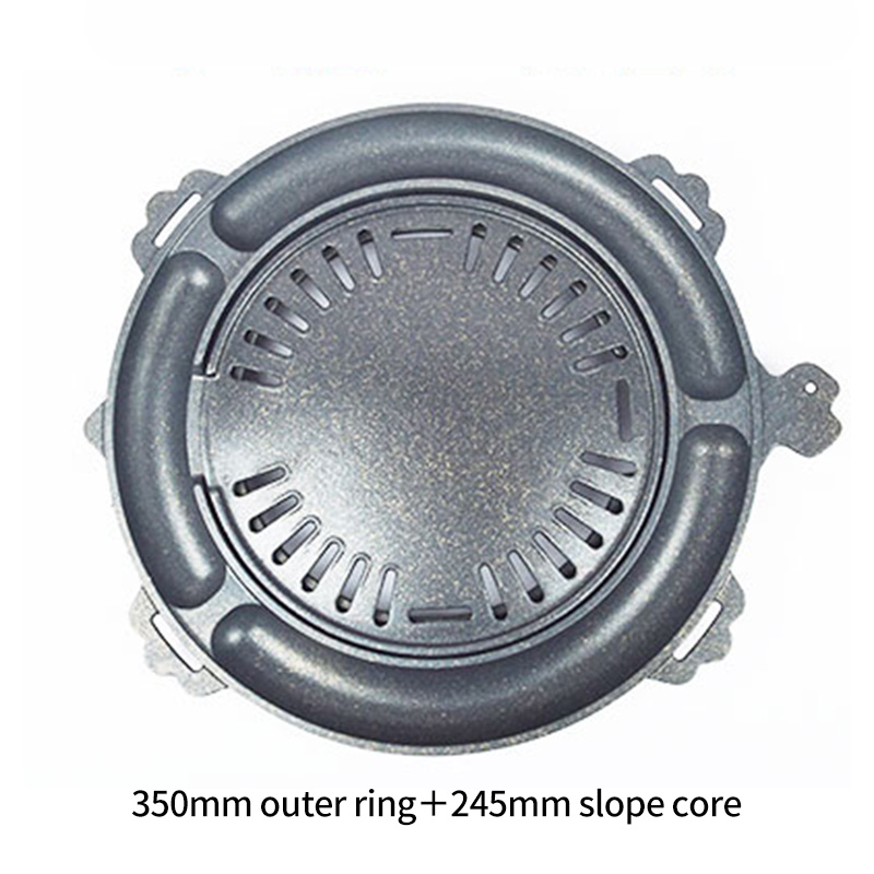 Hot Sale Aluminum Roasting Egg Cake Cheese Grill Pan for BBQ Restaurant