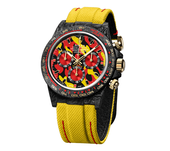 ROLEX Diw Daytona military yellow 40mm oyster black(1:1 replica) - Elite Watch Atelier