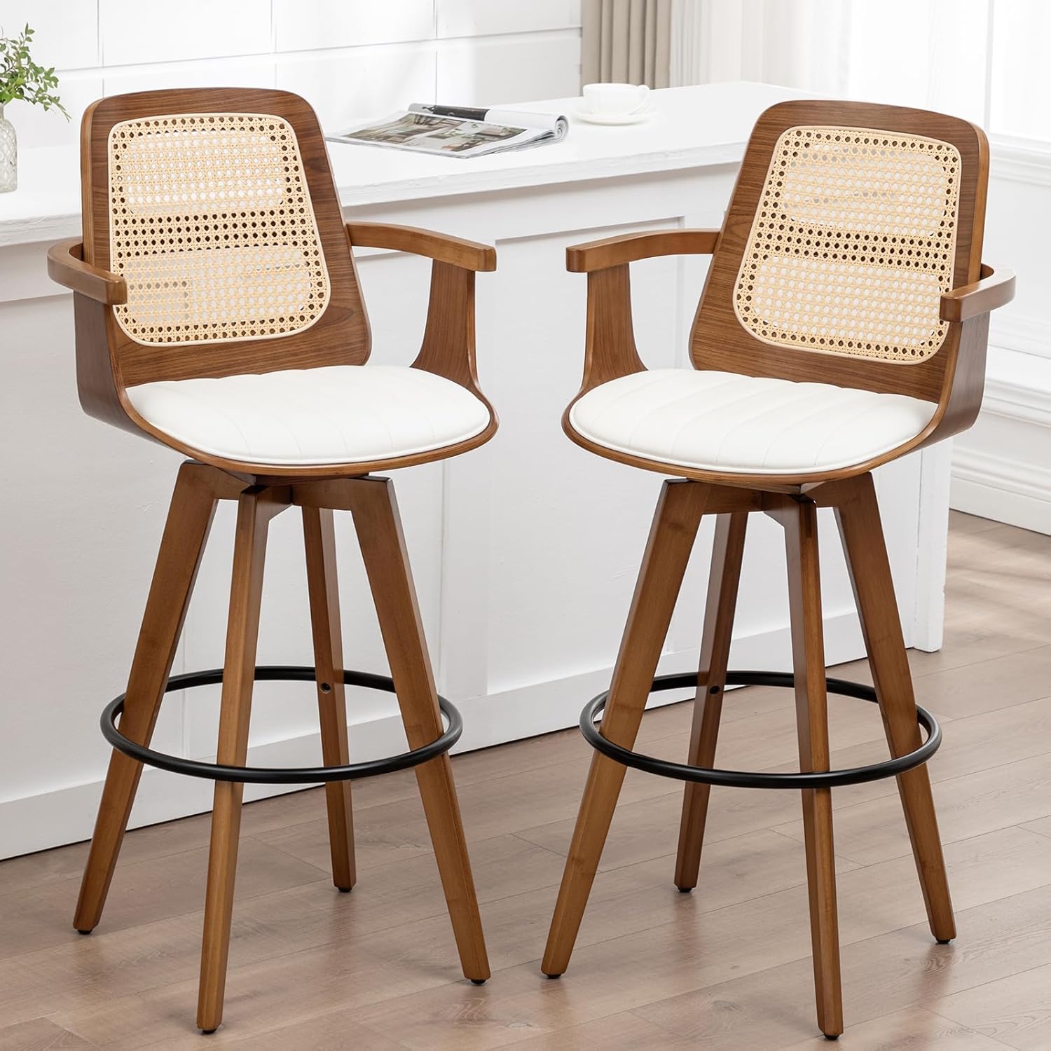Counter Height Stools Set of 2, 26.3