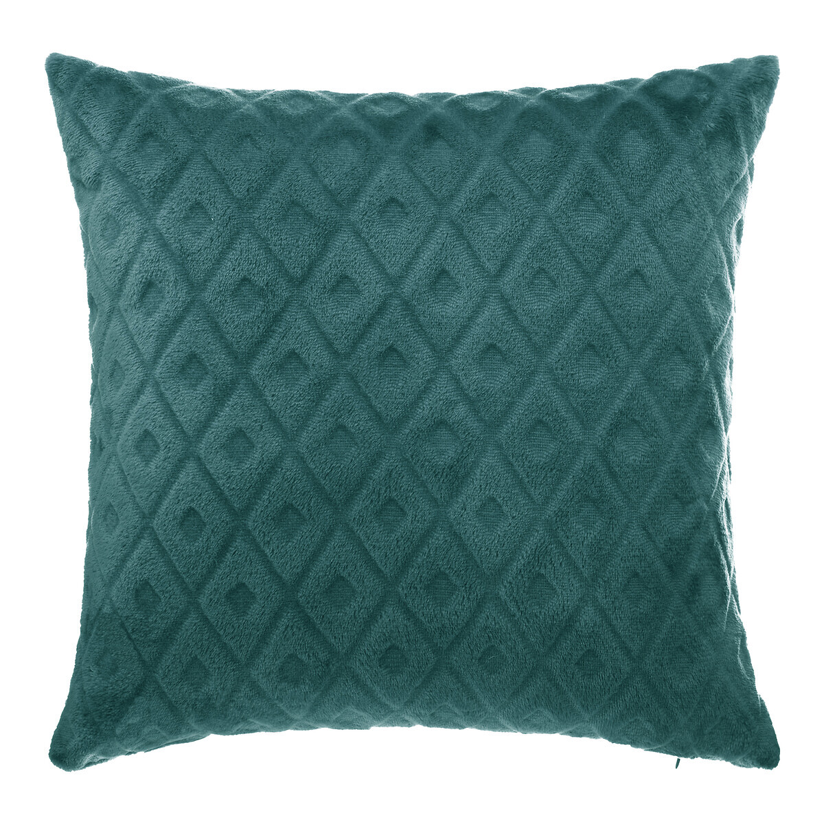 Cushion diamond patterns, flannel Duck blue, 40x40 cm