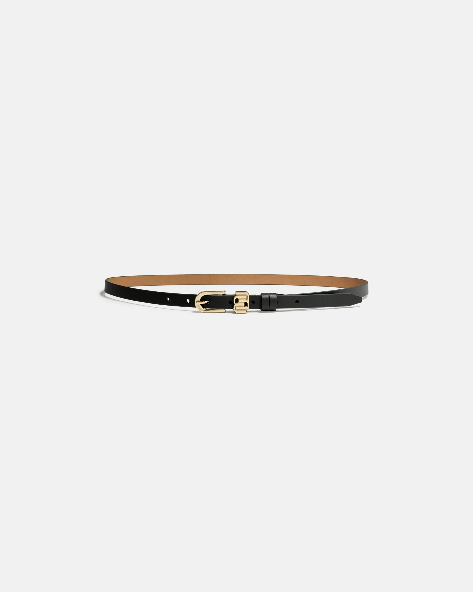 CEINTURE AKIRA - En cuir noir