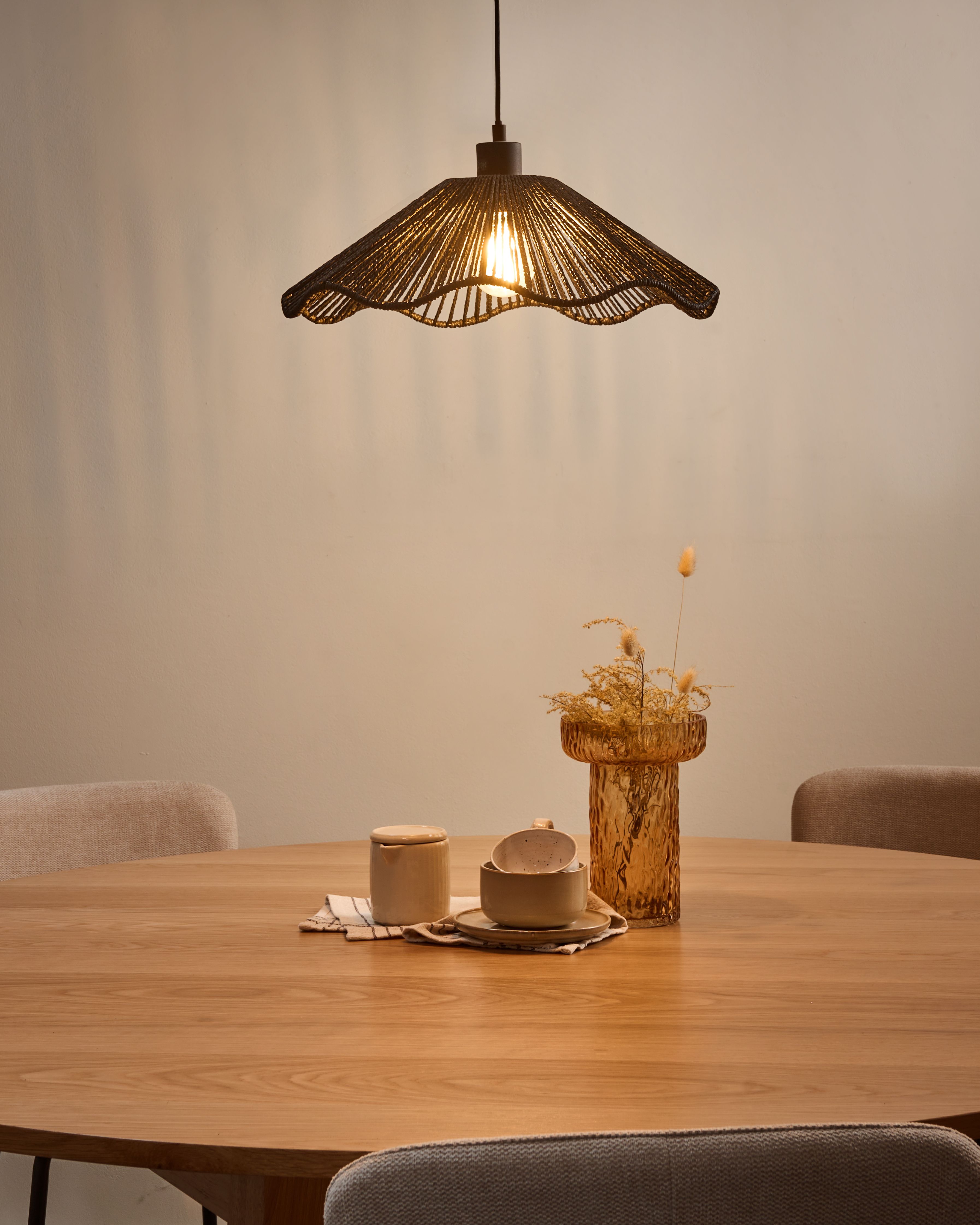 Pendant Lamp MIGORI Paper Black