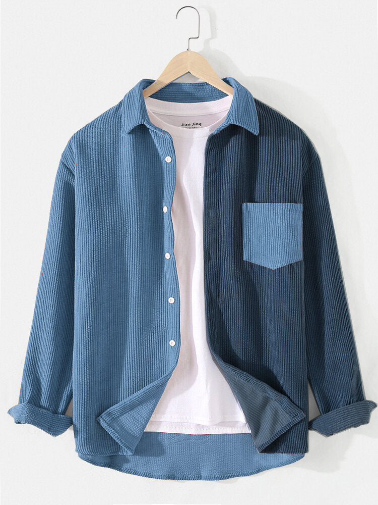 Corduroy Long Sleeve Shirts
