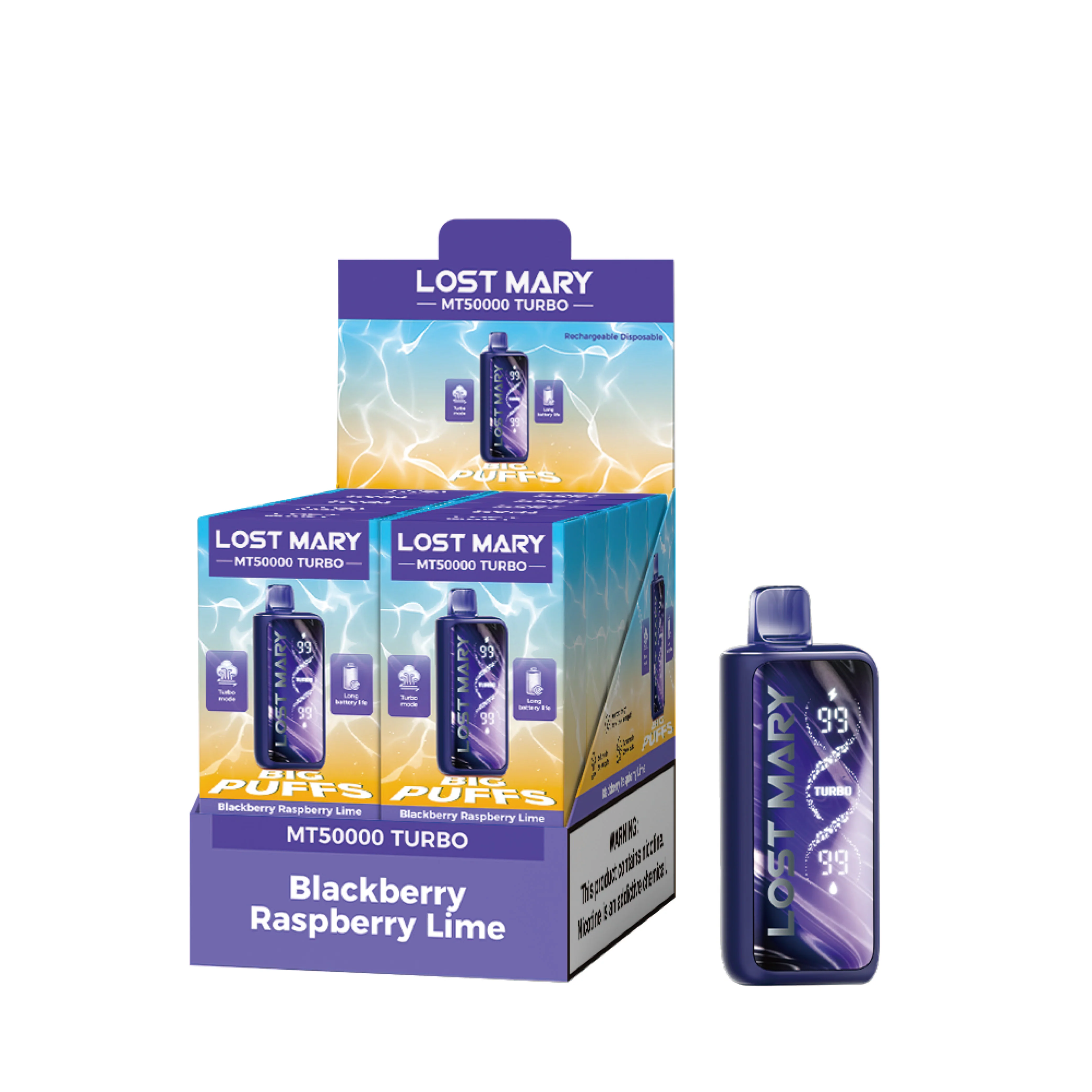 LOST MARY MT50K Turbo vape usa e getta ricaricabile (tutti i gusti)
