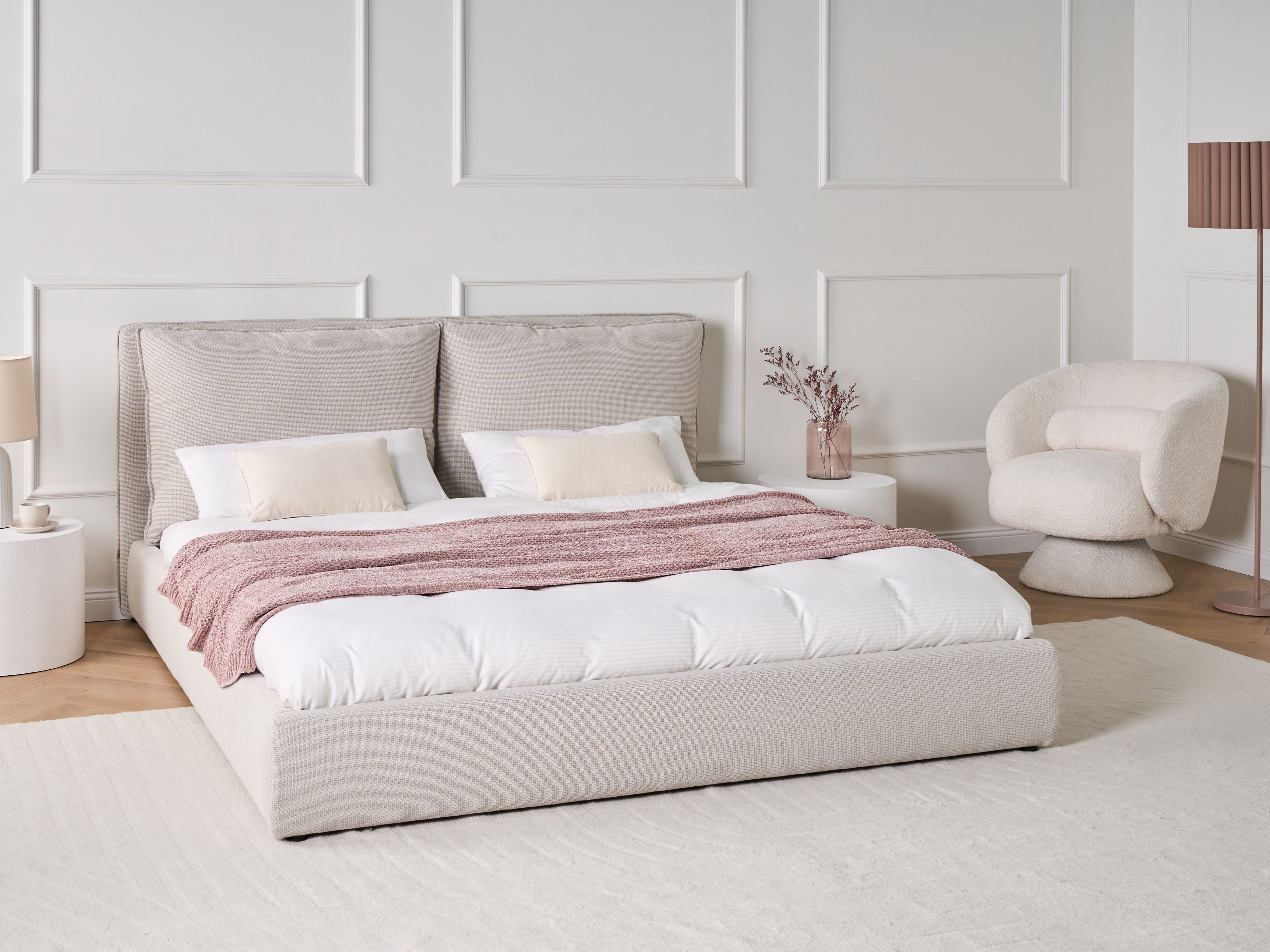 Waterbed Fabric BAJONNA 180 x 200 cm (EU Super King) Beige