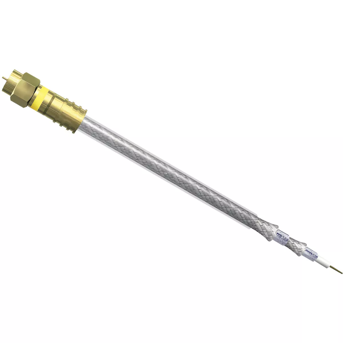 RCA 6 Ft. Gray Digital Plus Quad RG6 Coaxial Cable