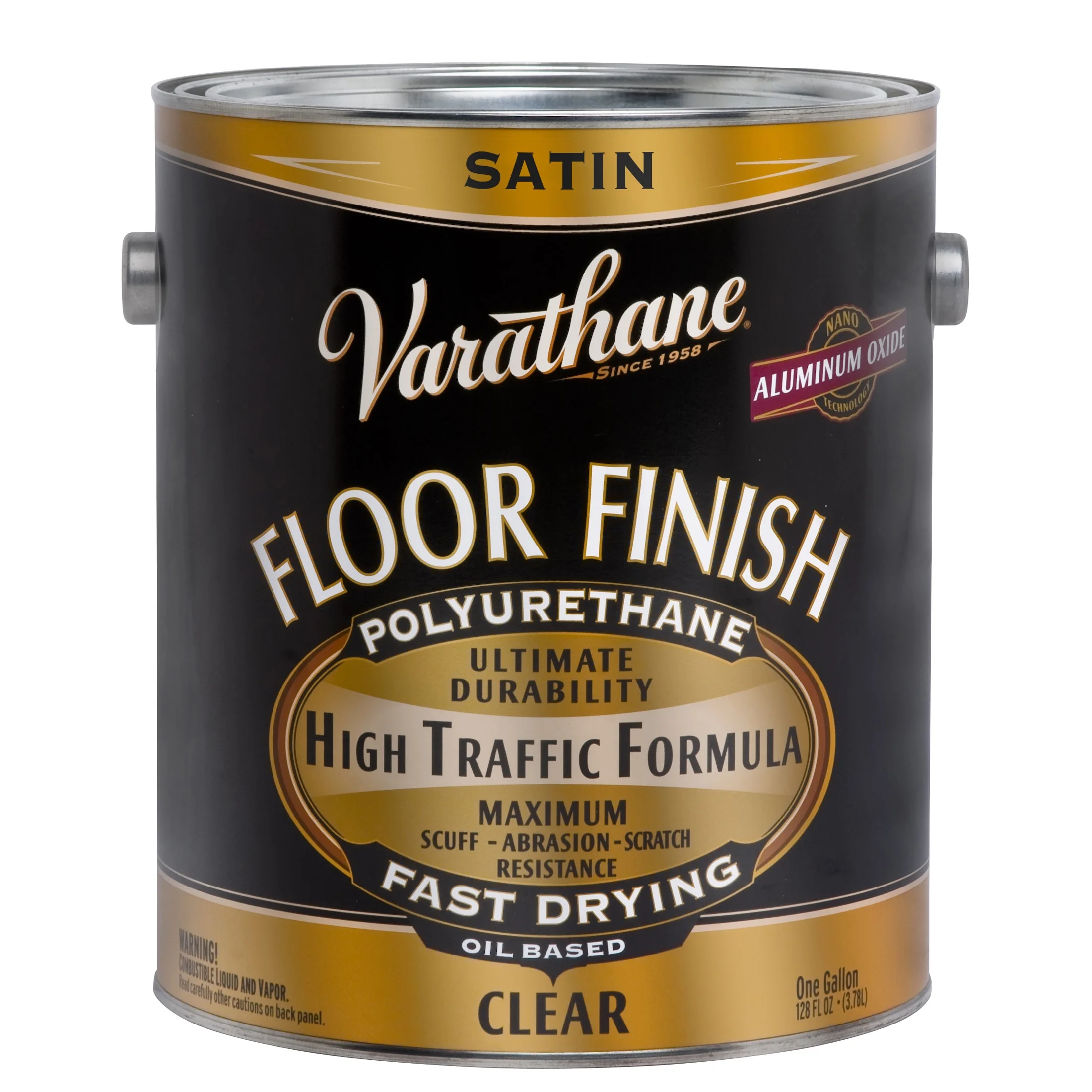 2 Pack, Clear(350 Voc), Varathane Classic Floor Finish ( Oil-Based) Satin - 214552, Gallon