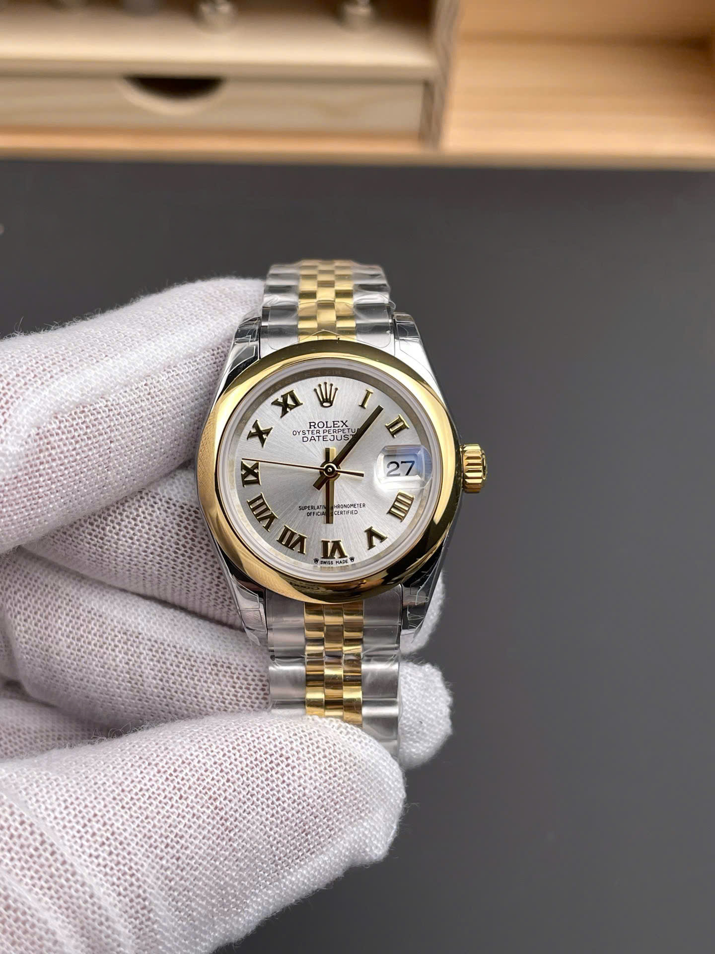 Rolex High End Watch Replicas Lady-Datejust M279163-0024 Automatic Swiss Movement 28mm - Elite Watch Atelier
