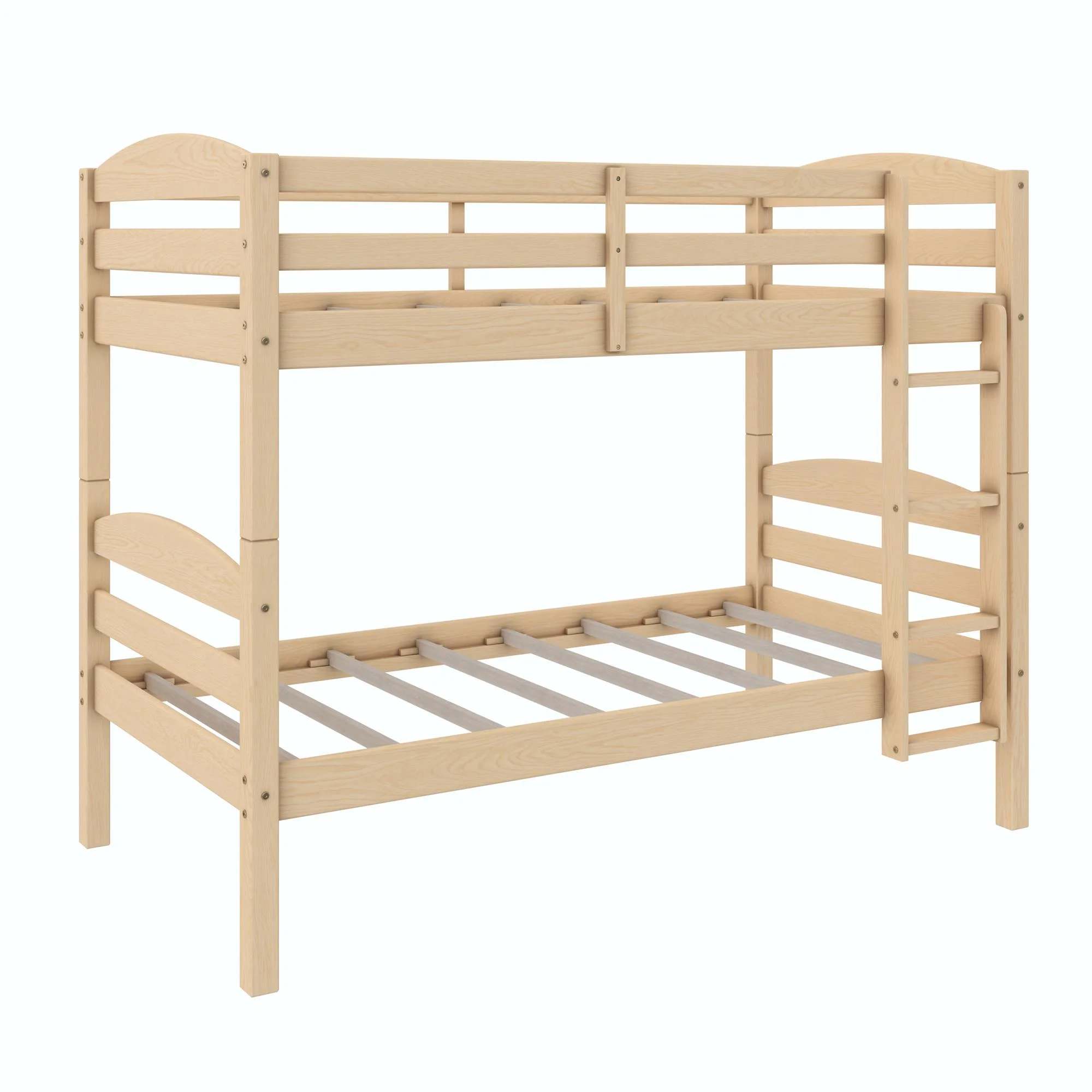 Better Homes & Gardens Leighton Solid Wood Twin-over-Twin Convertible Bunk Bed, Vanilla - Image 41