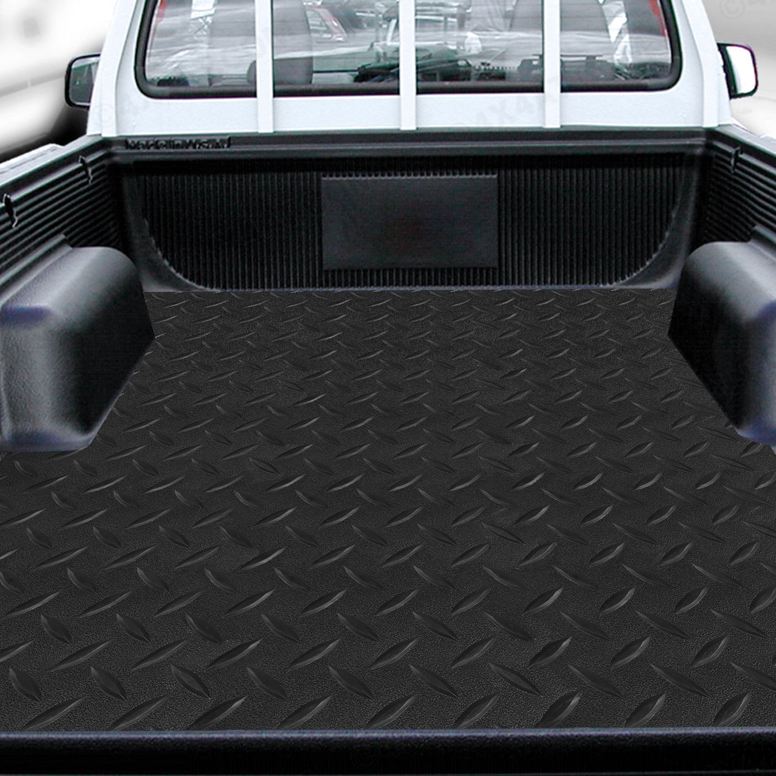Heavy Duty Garage Flooring Mat Roll 2.5MM Thick Anti-Slip Trailer Floor Covering Raised Mat - Image 2