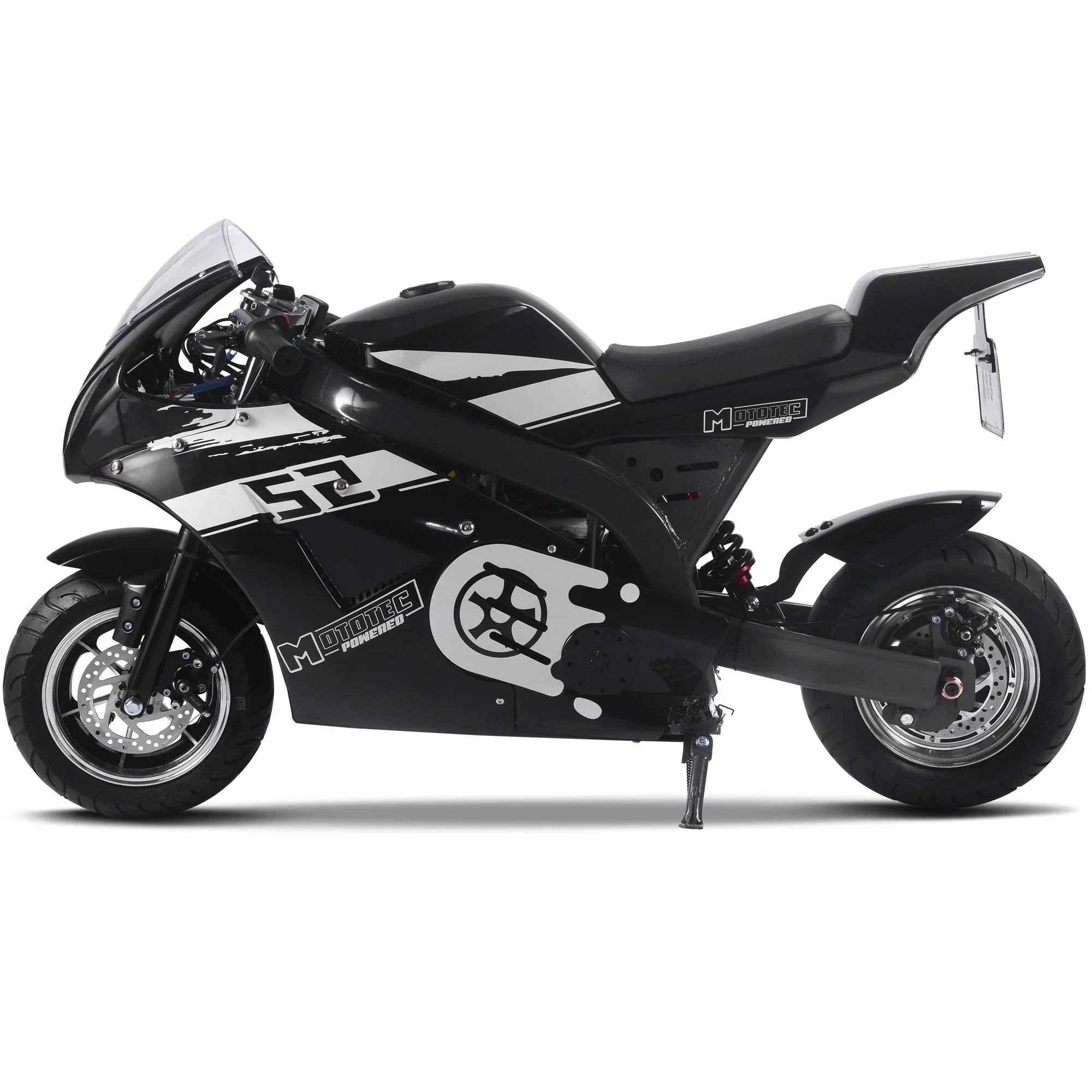 MotoTec Kids Large 48 V Pocket Superbike Powered Ride-On - Image 7