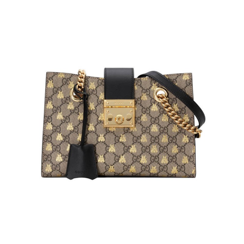 Replica Gucci Padlock Small Gg Bees Shoulder Bag 4981561:1High-quality replica