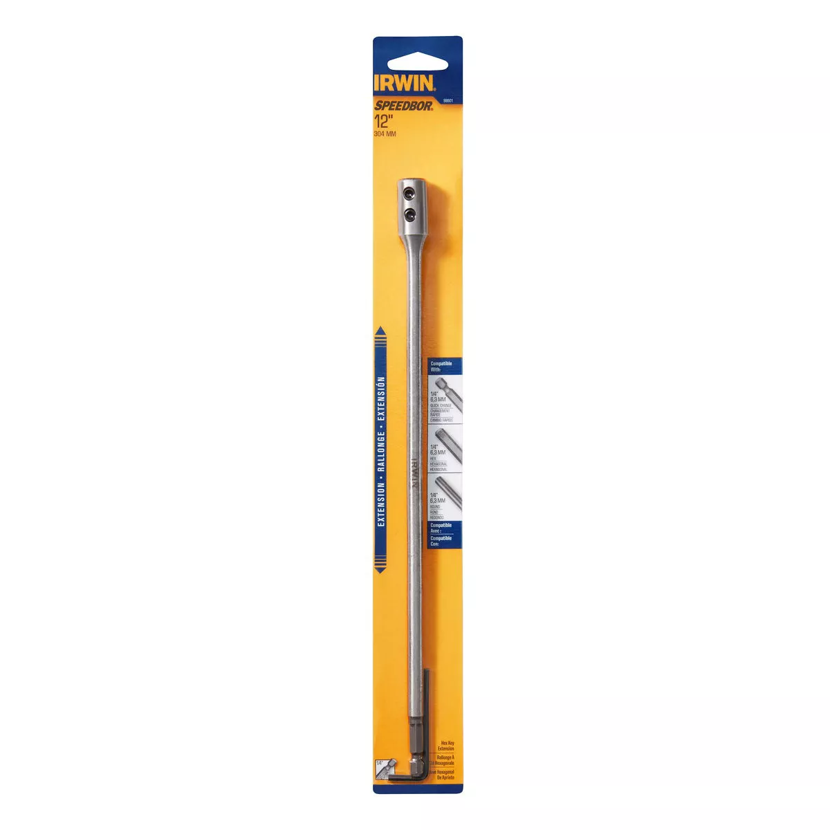 Irwin Speedbor 12 In. x 1/4 In. Spade Drill Bit Extension