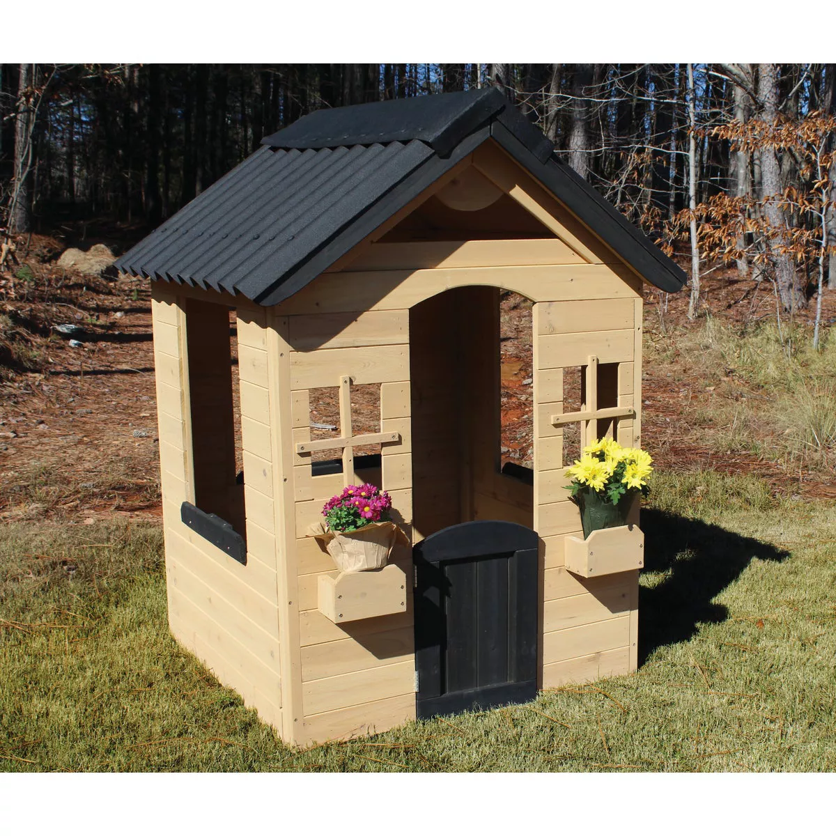 Ondura Premium 38 In. x 79 In. Black Roofing Panel
