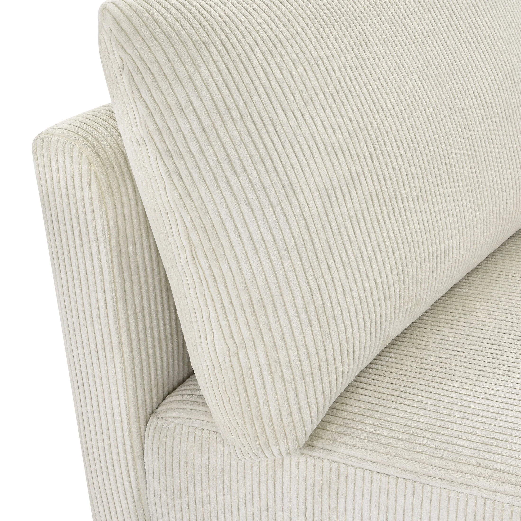 Beautiful Drew Modular Sectional Sofa with Ottoman by Drew Barrymore, Gray Fabric - Image 44