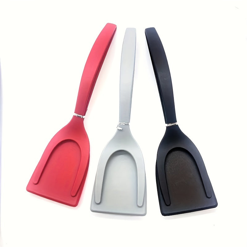 Hittebestendige Nylon Kooktang en Spatelcombinatie – 2-in-1 Keukenhulpmiddel met Ergonomische Grip en Antiaanbaklaag