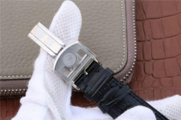 Replica IWC Portuguese Tourbillon IW5463 SS YLF Green Dial RG Markers Black Leather Strap A98900 - Top club