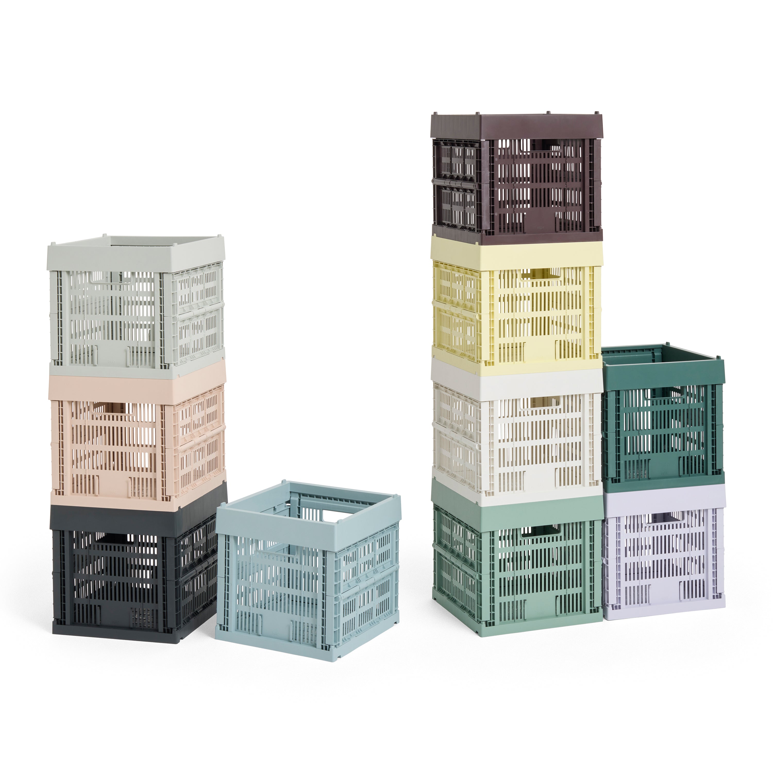 HAY Colour Crates Krat XS - Kubus - Lavendel