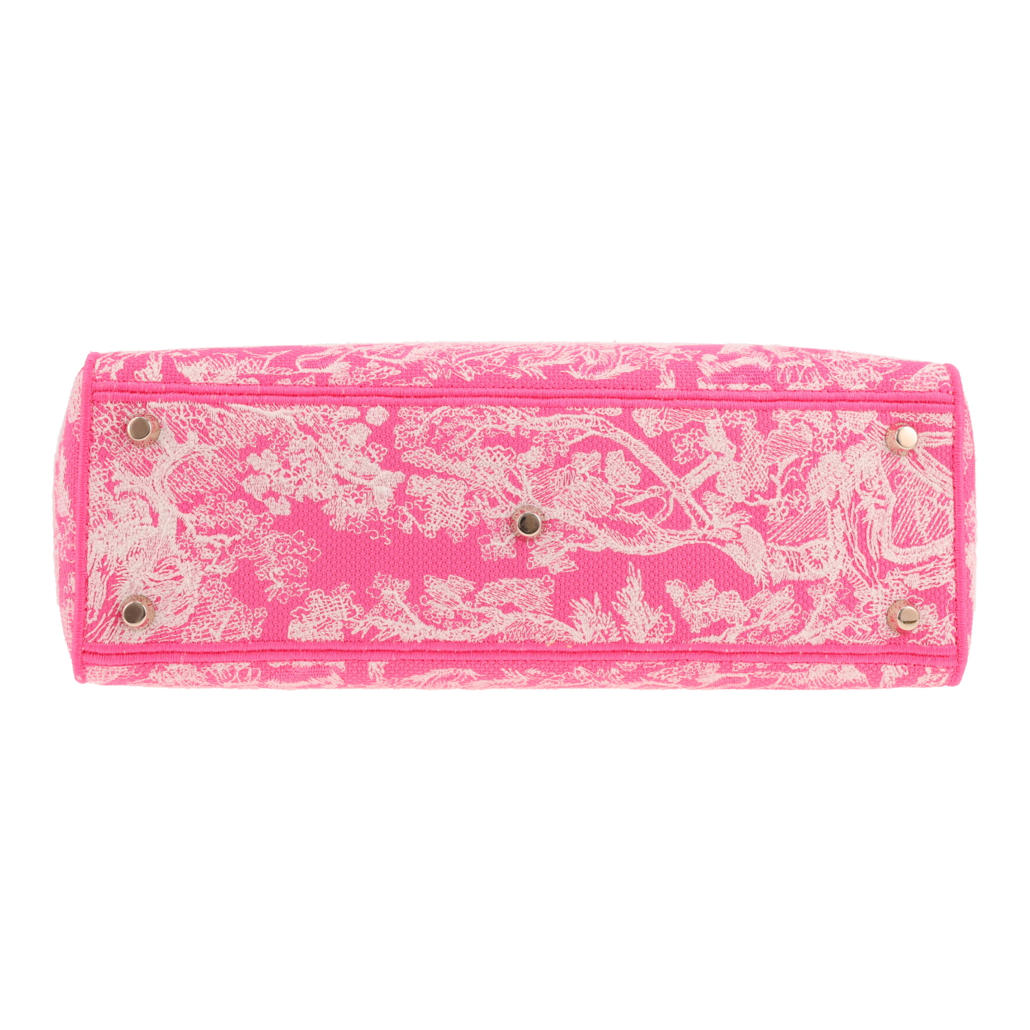 Dior Lady D-Lite handbag in pink canvas1:1High-quality replica