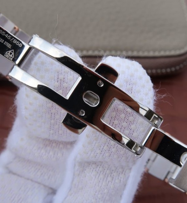 Replica Omega V6 Constellation 27mm RG Dial Diamonds Markers SS/RG Bracelet A8520 - Top club